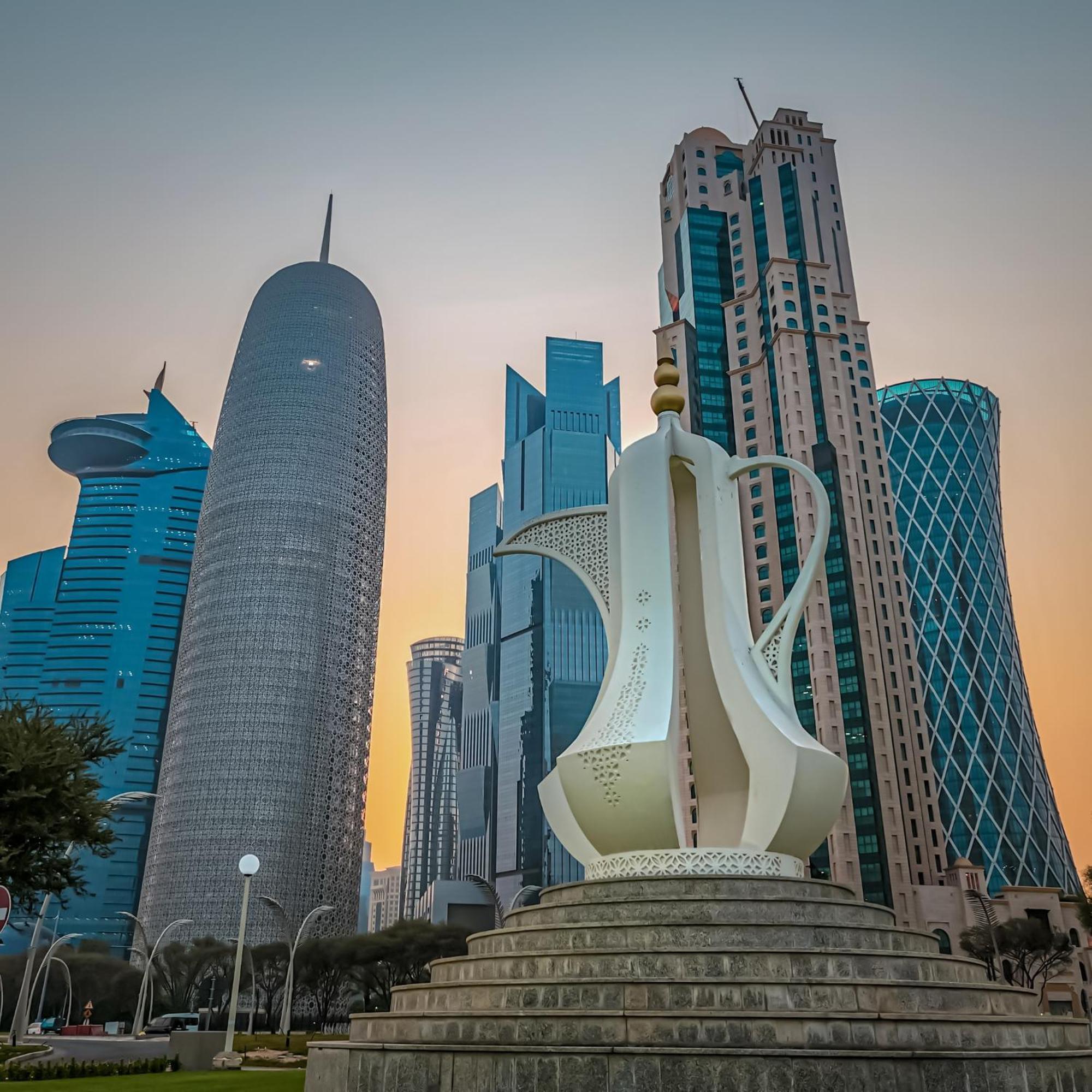 City Centre Rotana Dauhá Exteriér fotografie Doha skyline