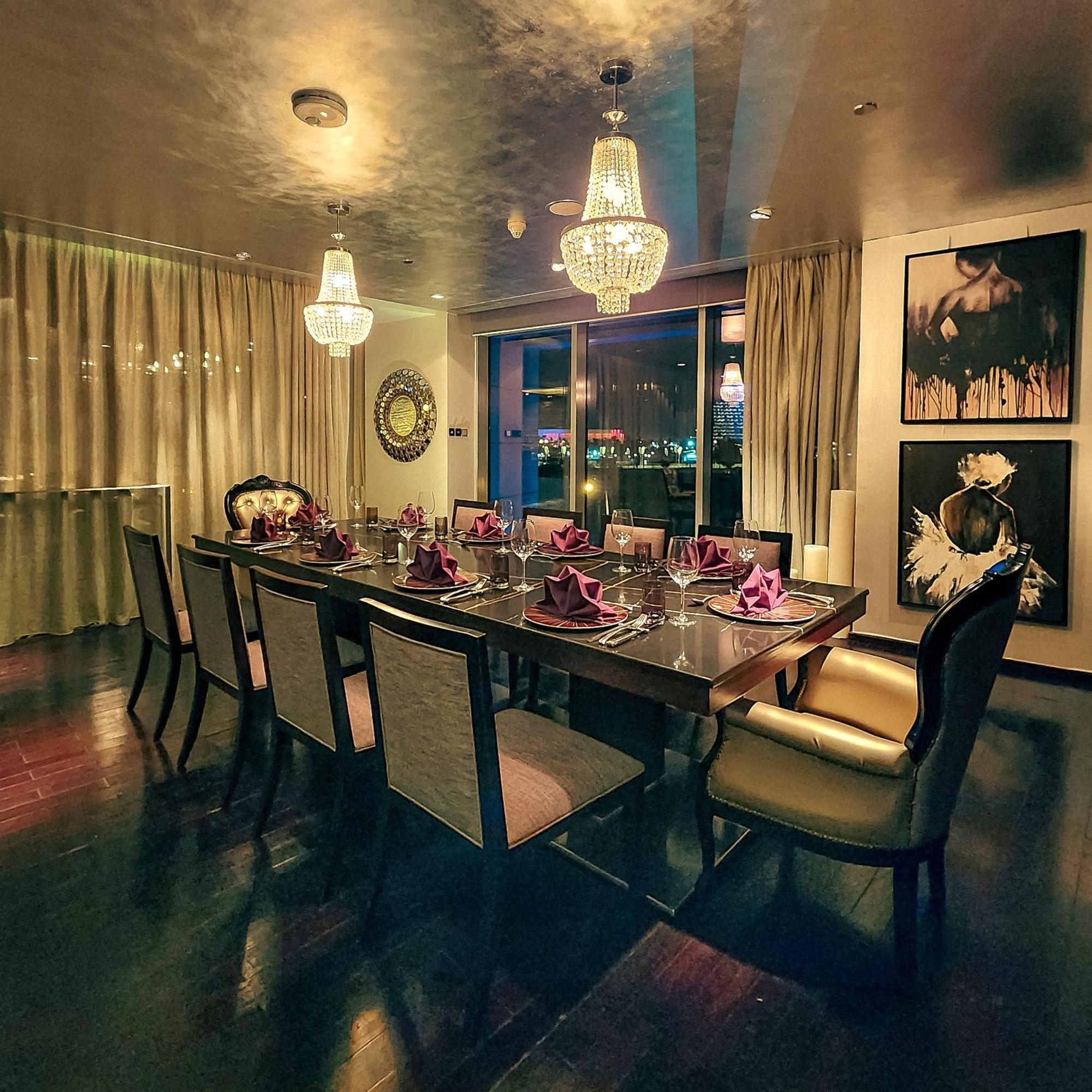 City Centre Rotana Dauhá Exteriér fotografie Private dining room